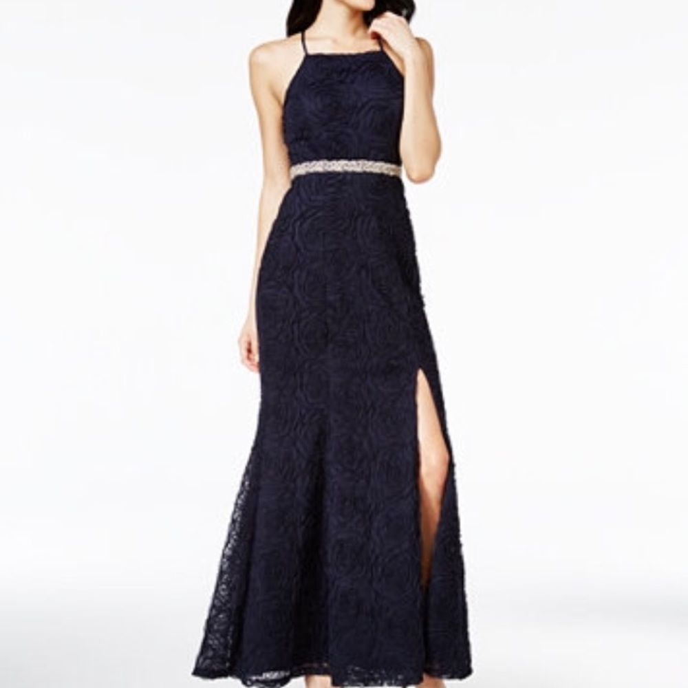 Navy blue prom dress - Picture 1 of 5